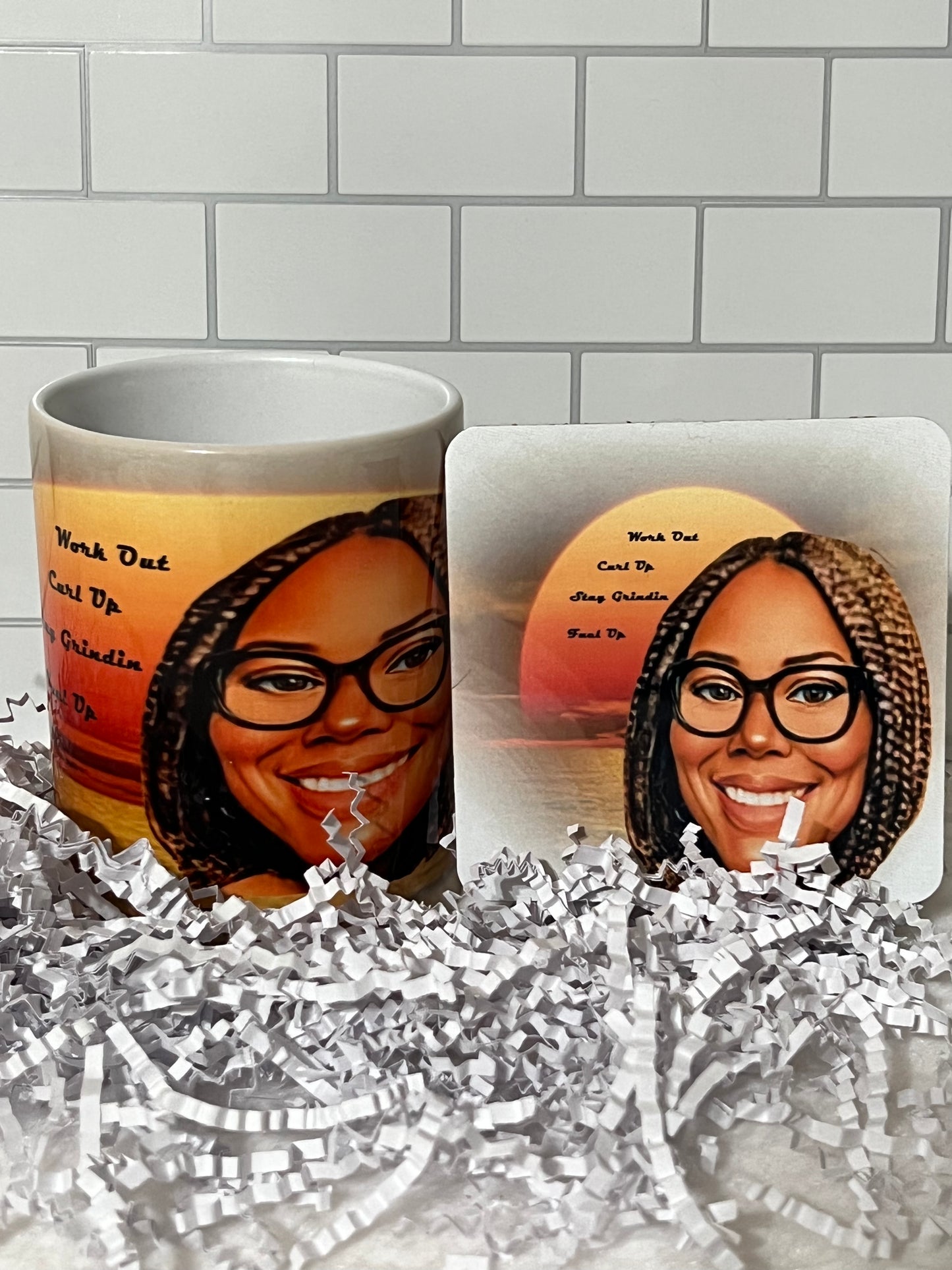 Custom Coffee Mug & Coaster Set